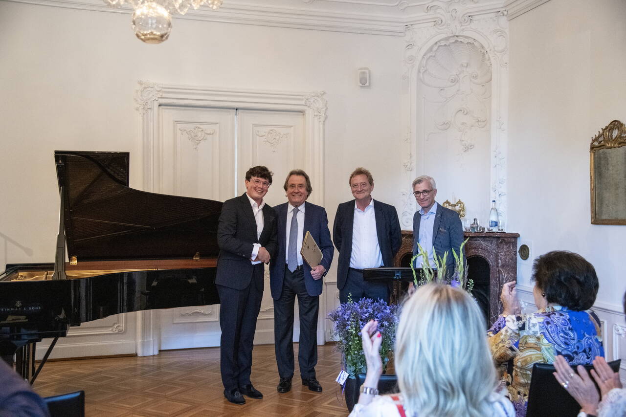 PRIX SERDANG 2022 v.l.n.r. Martin James Bartlett, Rudolf Buchbinder, Adrian Flury, Thomas Pfiffner © Tim Rod